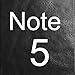 Note 5 Case,PERSTAR [Vintage Classic Series] [Genuine Leather] Flip Cover Folio Case, [1 Card Slot] with Magnetic Closure for Samsung Galaxy Note 5 (Vintage Black)