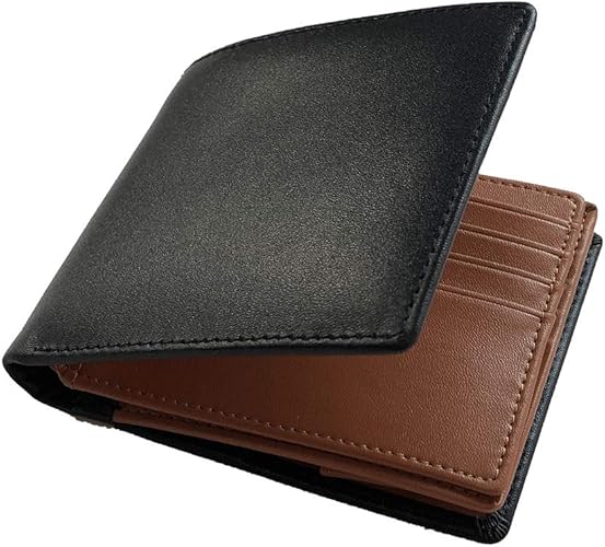 Amazon Chimera 財布 メンズ 二つ折り人気 本革 牛革 小銭入れ カード 大容量 男性 紳士 かわいい 黒がま口 メンズ 誕生日 プレゼント 財布
