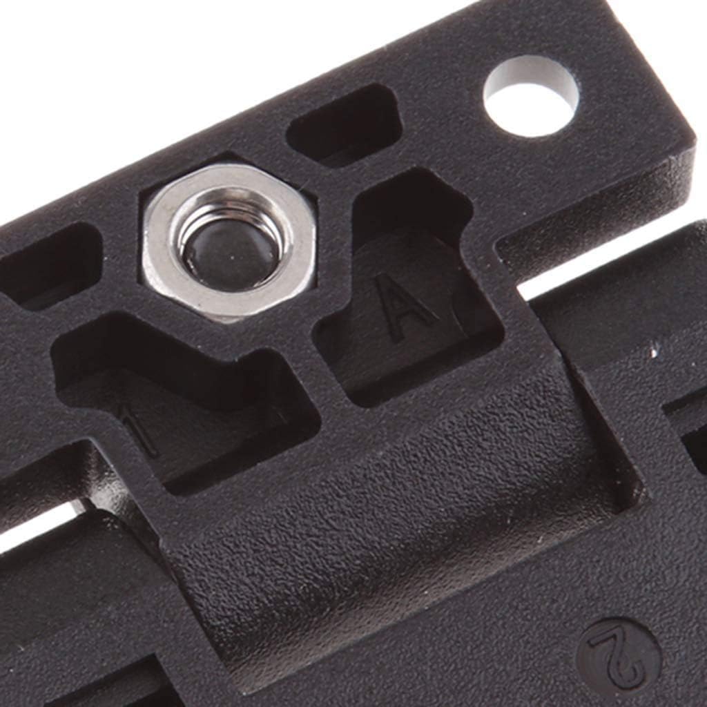 POFET 5pcs Torque Hinge Position Control Replacement for Southco E6-10-301-20 Black,Zinc Alloy Adjusts Shaft Torque Middle Shaft Adjustable Torque Friction Resistance - Image 3