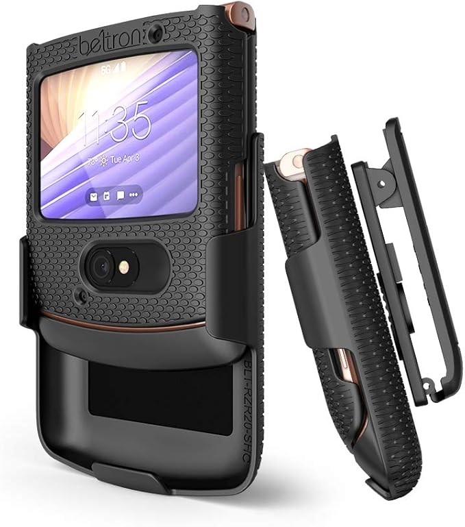 BELTRON Case with Clip for Motorola RAZR 5G (AT&T / TMobile), SnapOn
