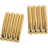 Gold Column Statement Earrings for Women – Bold Modern Dangle Earrings, Lightweight Gold Statement Jewelry for Everyday & Special Occasions