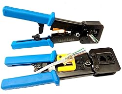 PETECHTOOL RJ45 Crimp Tool Ethernet Pass Thru