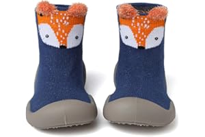 CHAOSLOOK Baby Sock Shoes Toddler Cartoon Soft Rubber Sole Non Slip Indoor Floor Slipper for Infant Boys Girls