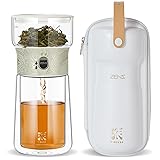 ZENS Cool Glass Teapot with Infuser, Smart One