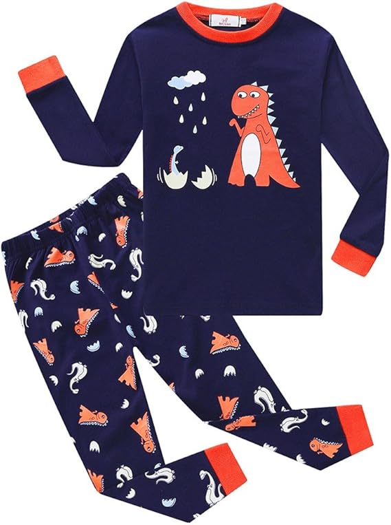 Amazon Co Jp Cutelove Tシャツ ロングパンツ2点セット パジャマ 部屋着 恐竜柄 長袖 綿 男の子 女の子 ベビー 赤ちゃん 幼児 ベビー服 秋 冬 可愛い ファッション 素敵 カジュアル 普段着 韓国 服 ファッション小物