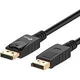 DP to DP Cable, Rankie 1.8m Gold Plated DisplayPort to DisplayPort Cable 4K Resolution Ready (Black) - R1104