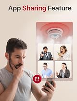 X-Sense SC07-WX Wi-Fi Smoke CO Alarm Replaceable Battery Smart App Security view 4