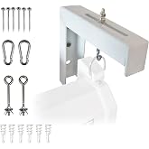 Elite Screens 6-Inch Projector Screen L-Brackets, White, ZVMAXLB6-W | Reinforced welded-metal design creates clearance around whiteboards, furniture, corners, and other obstructions