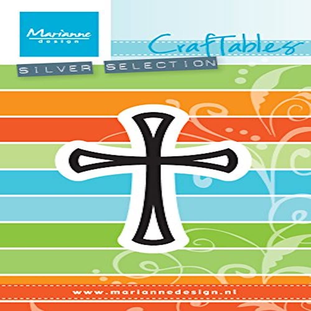 Marianne Design Craftables Graceful Cross Die, Grey