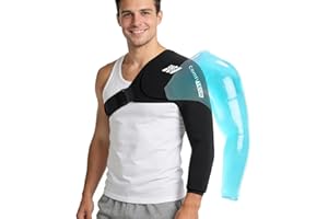 ComfiTECH Shoulder Arm Ice Pack Wrap for Pitchers & Volleyball Players, Reusable Ice Pack for Shoulder & Elbow & Arm Cooling,