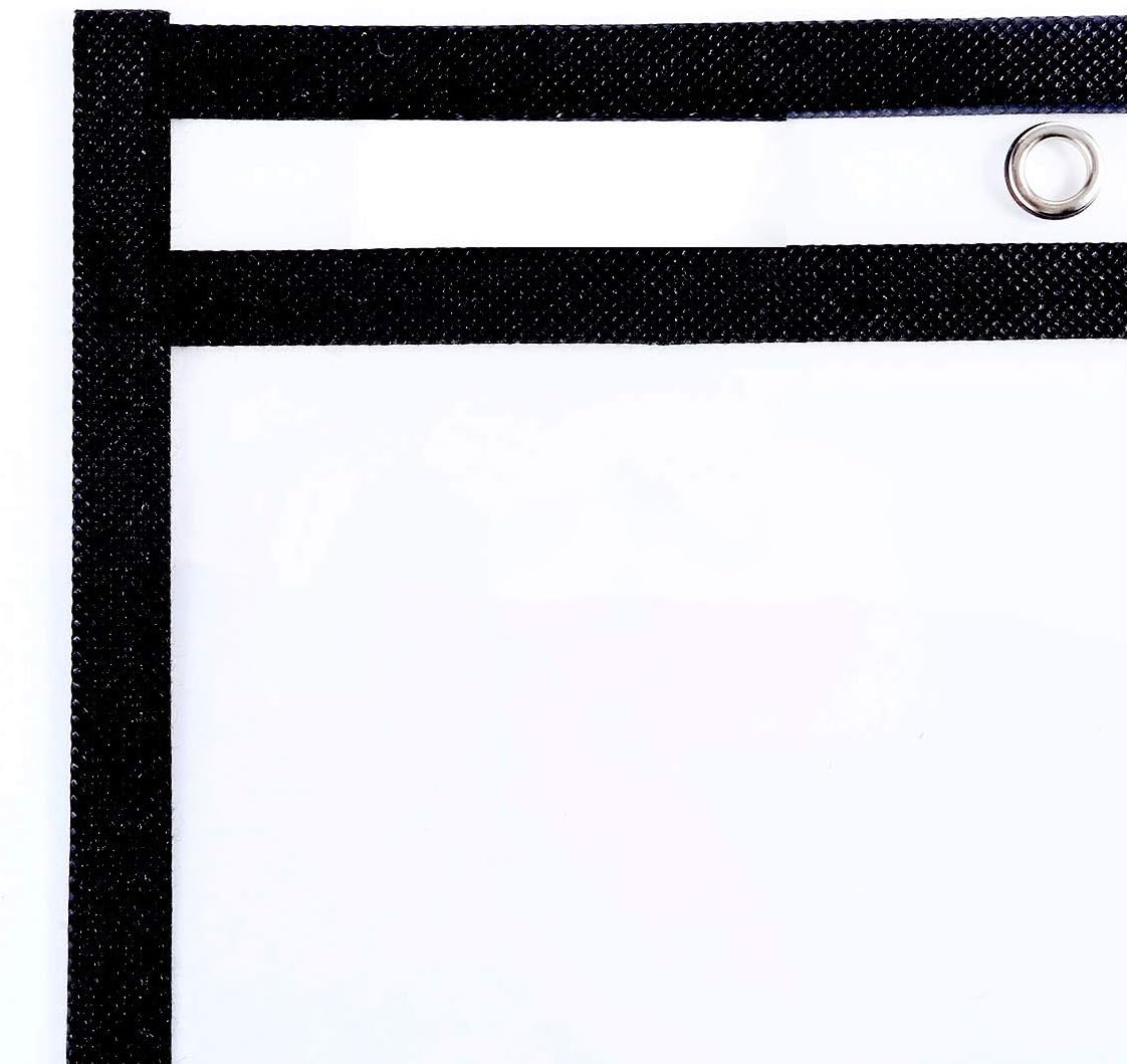 Pack of 10, Multicolored Dry Erase Pockets, 10” x 14”, School Supplies for Teachers, Reusable Dry Erase Pockets, Dry Erase Sheets, Teaching Supplies (10x14 inches, 10 Pack) : Office Products