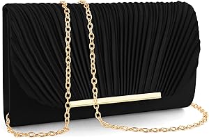 TINDTOP Clutch Purses for Women Evening Handbags for Formal Wedding Party Cocktail Prom Crossbody Shoulder Envelope Bag