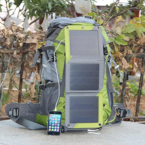 ECEEN-Hiking-Backpack-Removable-Frame-Pack-10W-Foldable-Solar-Phone-Charger-10000mAH-Battery-Pack-2L-Water-Bladder-Rain-Cover-Camping-Mountaineering-Climbing-Voyage-Outdoor-Sports