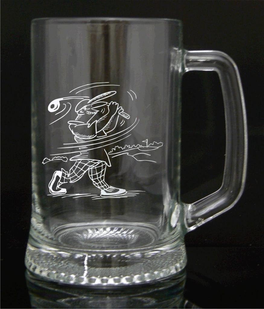 Personalised Engraved Tankard Gift, Golf, Gift Box Included