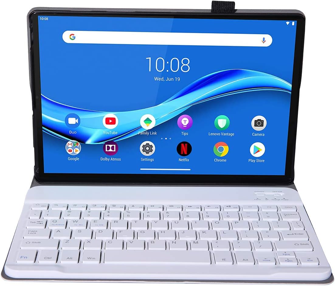 RLTech Keyboard Case for Lenovo Tab M10 FHD Plus (QWERTY Layout