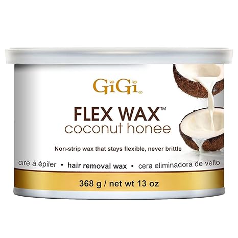 Gigi Coconut Honee Flex Wax Hair Removal Wax 13 Oz Amazon In Beauty