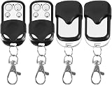 Akozon 4pcs 433.92MHz Universal Wireless Remote Control Key Fob for Car Gate view 2