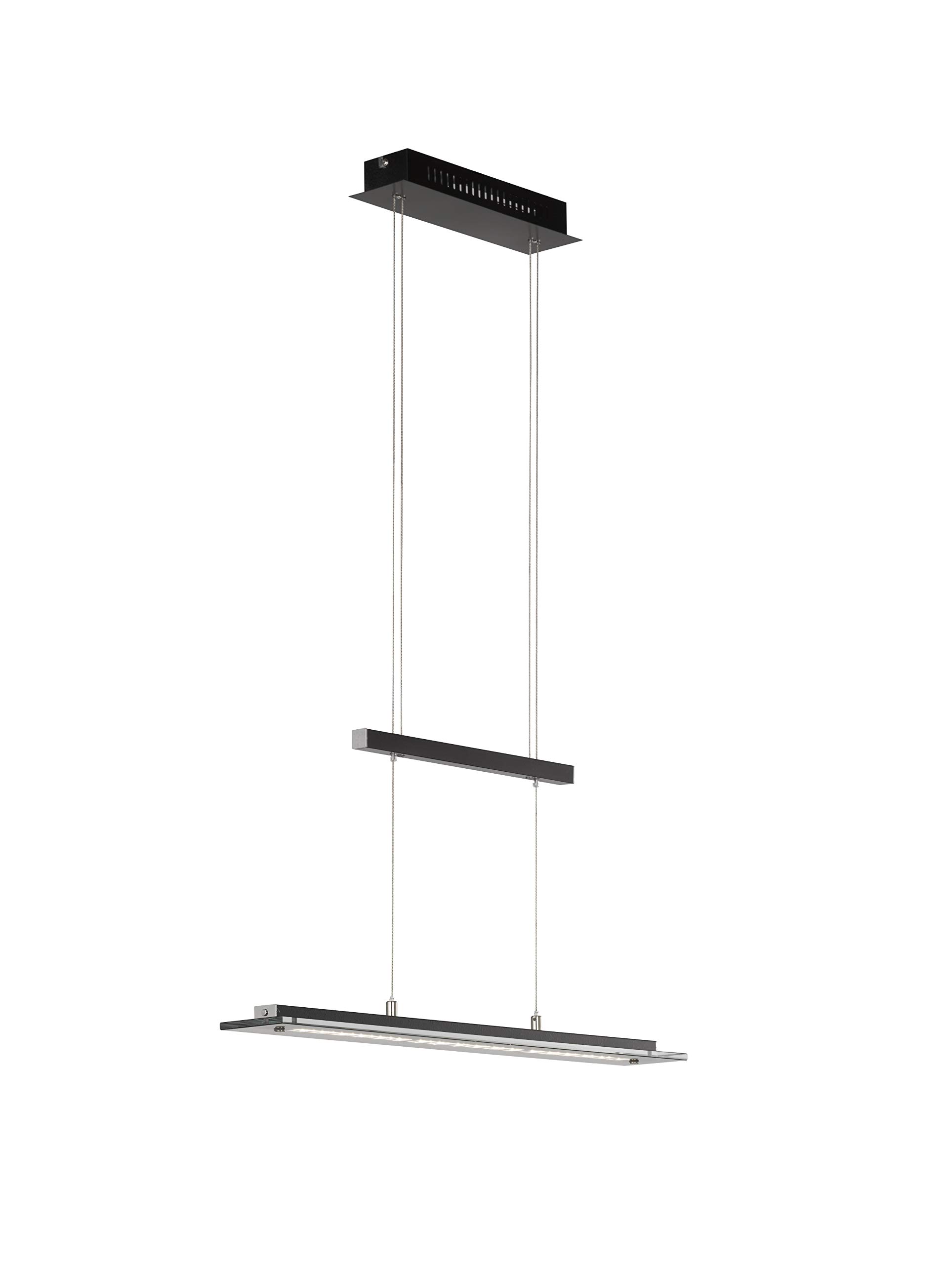 Fischer&Honsel Tenso TW Pendant Light, Metal, 12 W, Sand Black