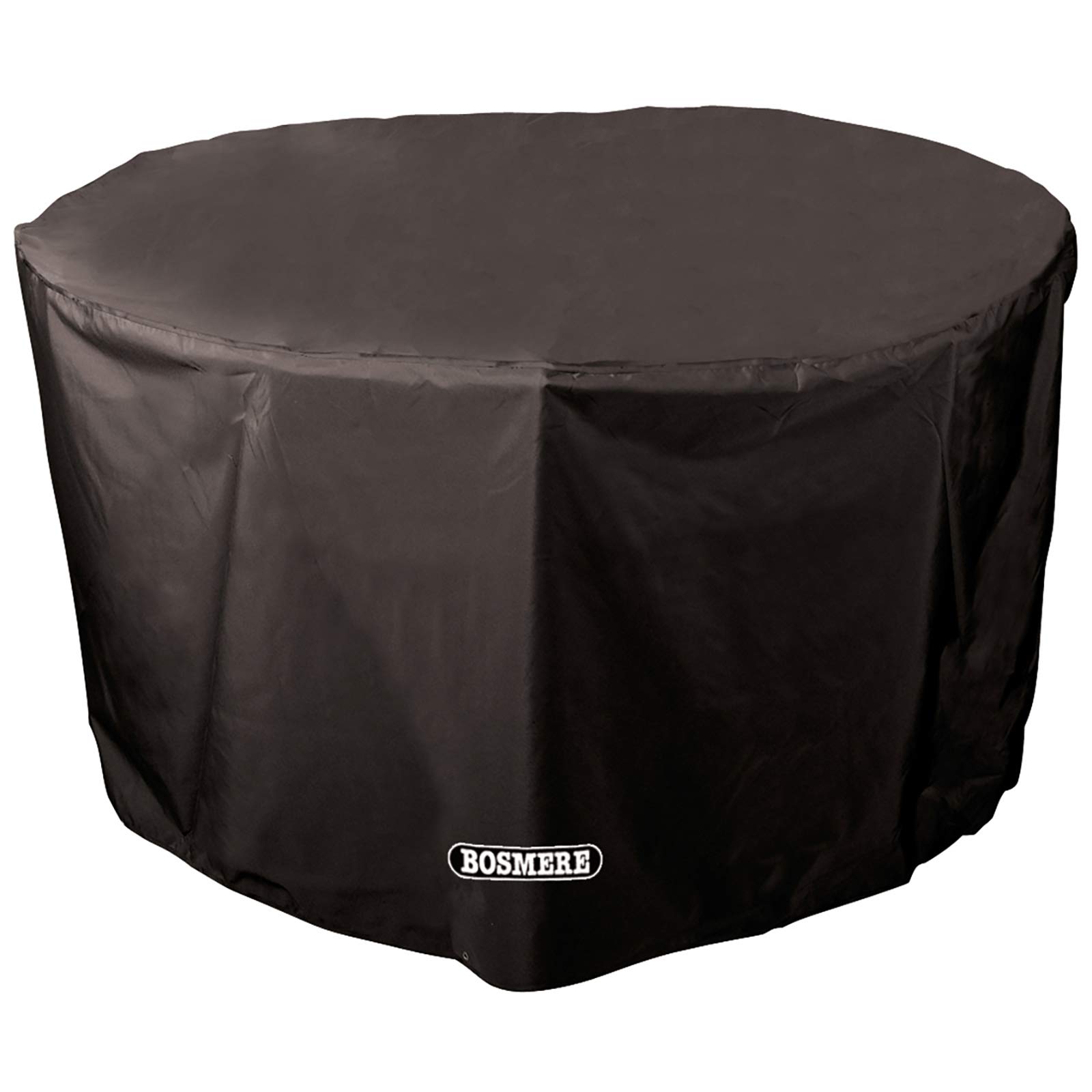 Bosmere Protector 6000 | Circular Table Cover | D 128cm H 71cm | 100% Waterproof, UV Protected, Heavy Duty 600D | 6 Year Guarantee | D545, Black — image 1