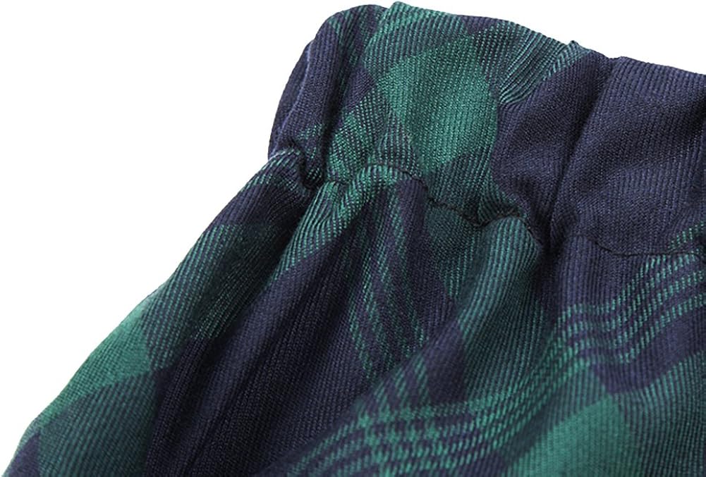 Urban CoCo Women's Elastic Waist Tartan Pleated School Skirt at  Women’s Clothing store