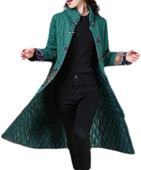 mid length quilted jacket