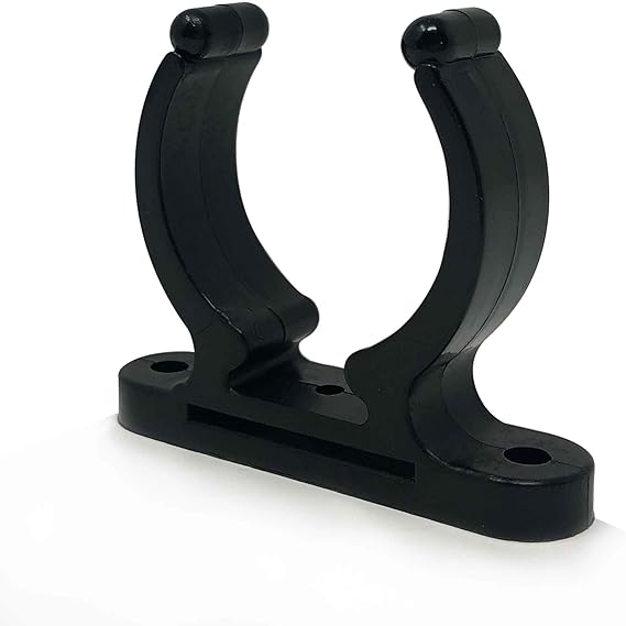Black Nylon Boat Paddle, Hook, Oar Holder Bracket Clip . Hold Tube 35mm