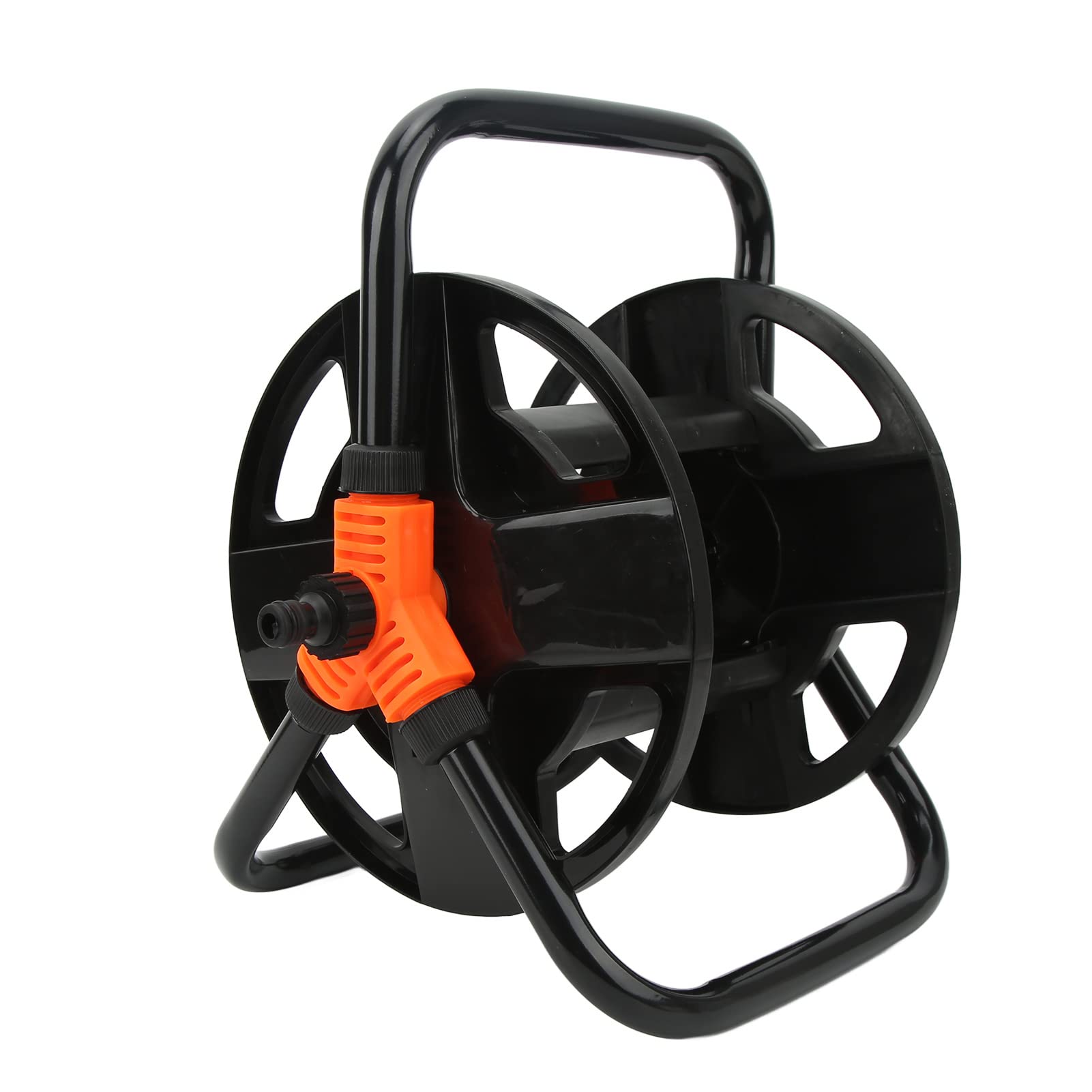 Water Hose Pipe Reel, Garden Water Pipe Hose Reel Cart, Freestanding or Wall-Mounted Hose Reel for Garden Car Washing Watering Rope, Convenient Hose Transport and Storage Rack