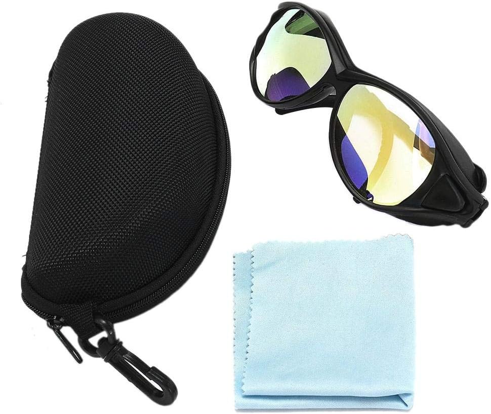 CO2 Laser Eye Protective Goggles Eye Protection Glasses - W/ CO2 10600nm OD Double-Layer Professional Clear Safety Glasses Suitable for CO2 Laser Marking Machine Laser Cutting Machine