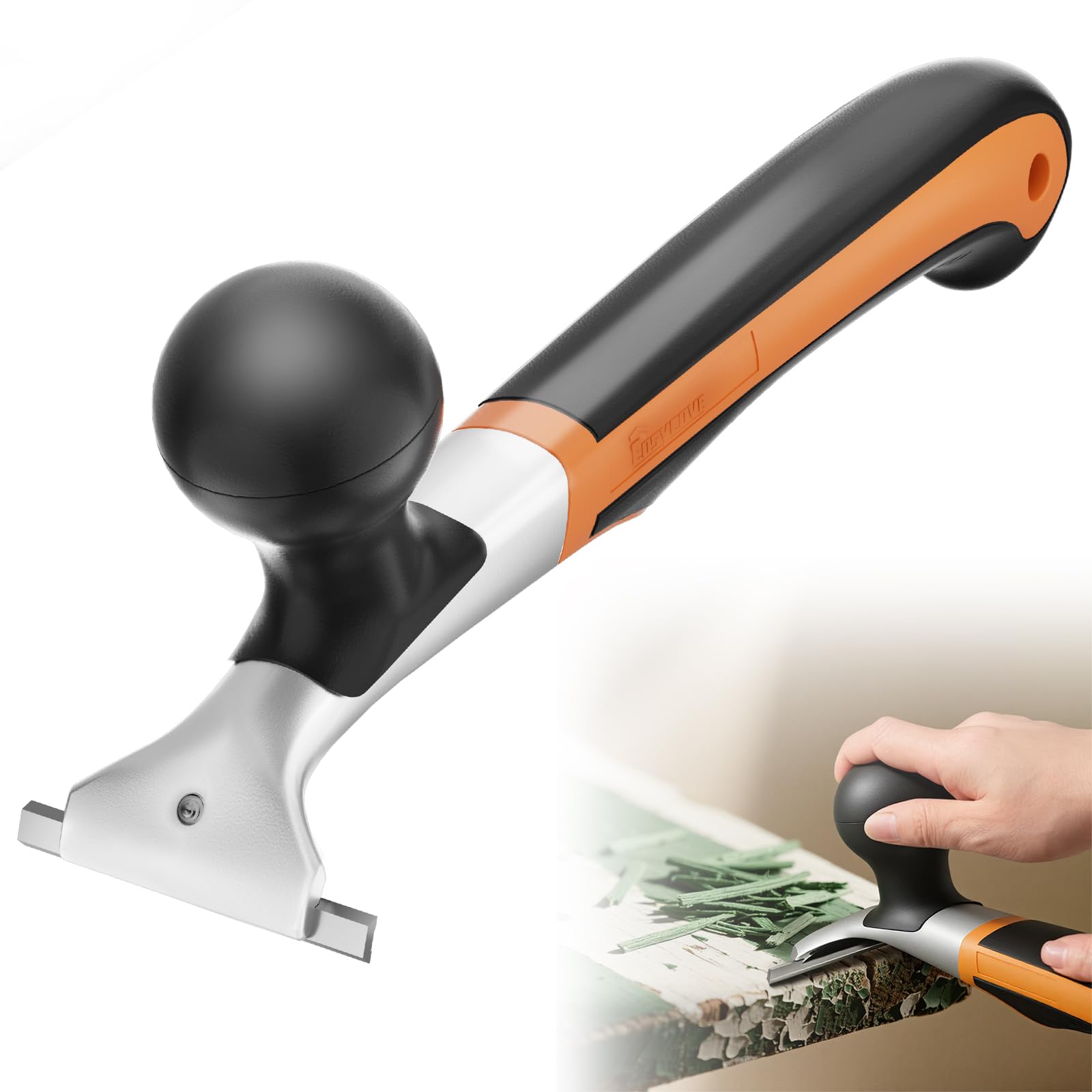 Photo 1 of ?Premium 2.5" Carbide Scraper Tool – Heavy Duty Paint, Glue, Varnish, Resin, Putty Remover for Wood, Metal, Tile, Concrete & More – Ergonomic Non-Slip Handle, Sharp Durable Blade