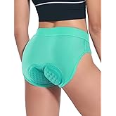 BERGRISAR Women's 4D Padded Bike Shorts Cycling Underwear with Gel Padding Biking Bicycle Briefs