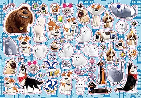 Amazon アニメ映画 ペット2 Pets2 シール遊び アニメ 萌えグッズ 通販