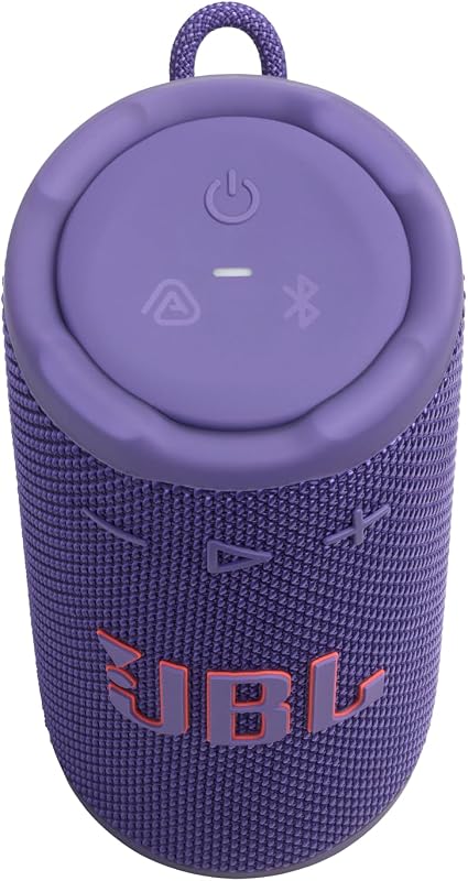 Empunhadura, coluna Bluetooth compacta, roxa