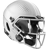 VICIS ZERO2 Youth Elite Football Helmet, Protective Deformable Outer Shell | Football Helmet for Youth Football &amp; Middle School, Virginia Tech 5-Star Helmet, Titanium Facemask and Oakley Visor Attached