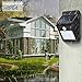 Binval 8 LED Motion Sensor Security Wall Light, photovoltaic ,Sutiable for Outdoor, Patio, Deck, Yard, Garden, Fence, Driveaway, (4-Pack)