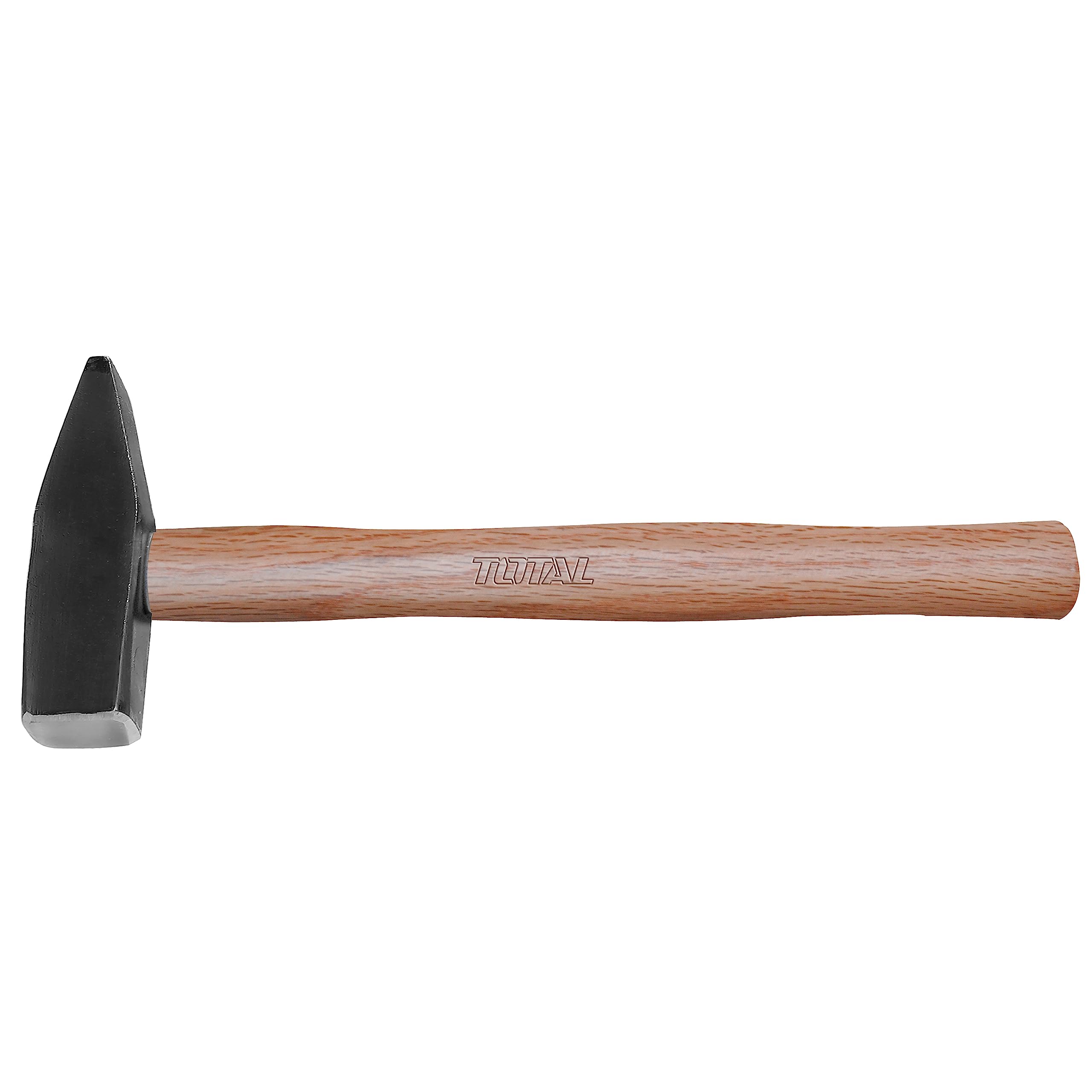 Total - Locksmith Hammer | 300g Forged Steel Head for Molding, Smoothing, Edging Metal | Ideal for Carpentry, Joinery, Lock Repairs | Wooden Handle | Compatible with Tool Belts, Pliers