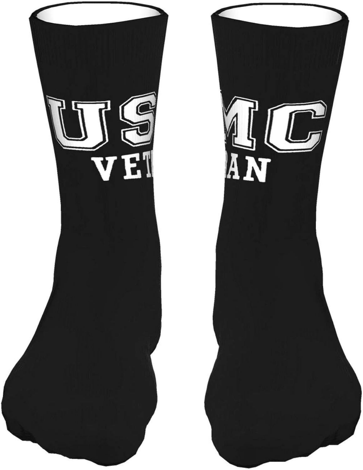 Usmc Veteran Logo Men And Women Sports Socks Moisture Wicking Fun Sports Socks Crew Fans Gifts