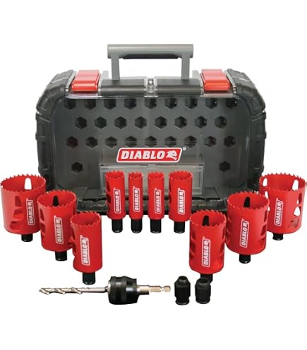 Amazon.com: Morse MHS08E, 13 Piece, Electrician's Bi-Metal Hole