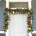 VILLAGE LIGHTING COMPANY [Front Door Garland Hanger] - Adjustable to Different Door Widths | Heavy-Duty Cast Iron | Decorative Christmas and Holiday Decor | No Nails, Screws, or Damage