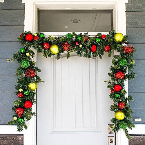 Village Lighting Company [Front Door Garland Hanger] - Adjustable to Different Door Widths | Heavy-Duty Cast Iron | Decorative Christmas and Holiday Decor | No Nails or Screws - No Damage to Your Door - Thumbnail 4
