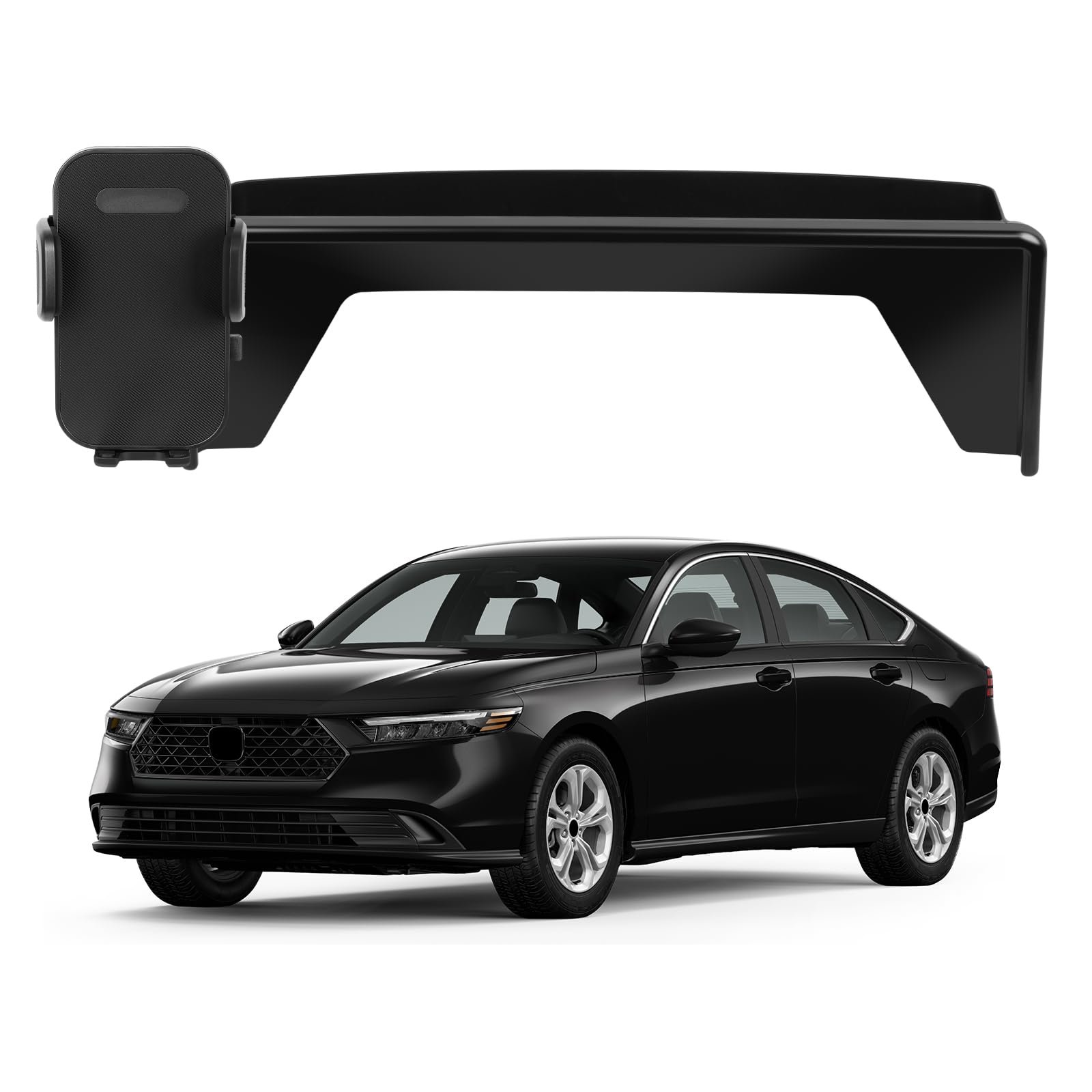 Photo 1 of 12.3Inch Car Phone Holder Mount Compatible with Honda Accord 2023-2025 Hybird(Not fit LX) Accessories Custom Fit Screen & Mobile Phone Stand 360°Adjustable Fixed Phone Stability Car Decoration