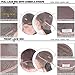 JYZ Burmese Curly Hair Lace Front Wigs Human Hair Wigs180% Density Human Hair Wig Pre Plucked Bleached Knots with Baby Hair 13X4 Raw Deep Wave Lace Front Wigs Human Hair 10 Inch Free Part