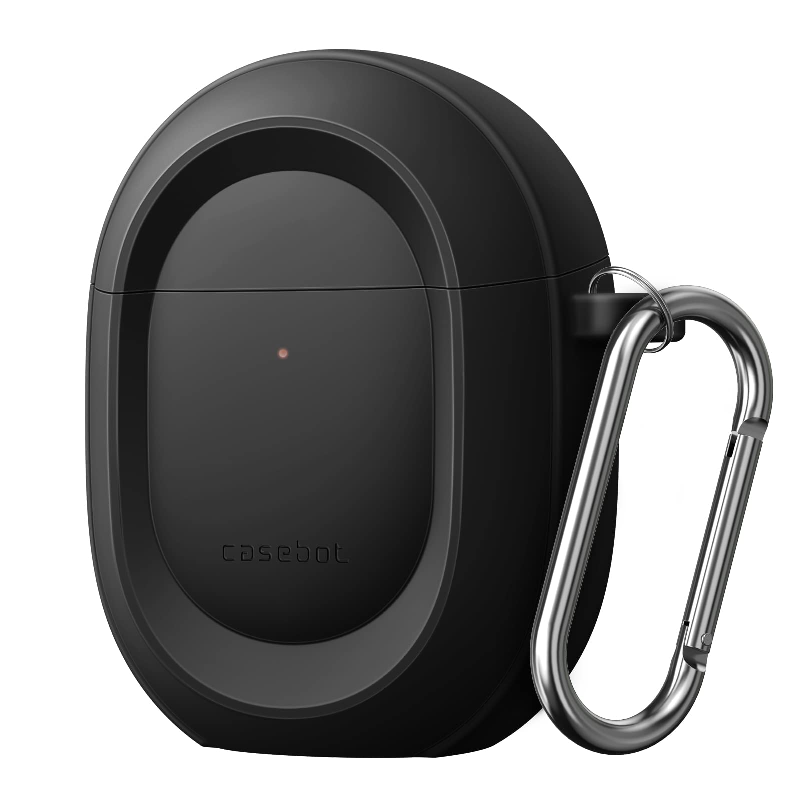 CaseBot Google Pixel Buds Pro 2022 Case, Rugged Protective Cover [Front LED Visible] - Black