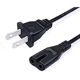 UL Listed 8Ft AC TV Power Cord for TCL Roku Samsung LG Haier Sony Insignia Jvc Sharp Toshiba Vizio Hisense Ultra HD Smart LCD