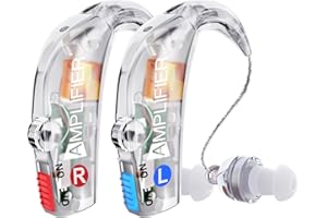 KADIELONA Hearing Aids, Crystal Clear Hearing Aids for Seniors, Hearing Aids Amplifier with Noise Cancelling for Hearing Loss Ear Hearing Assist Devices Hearing Aid 2 Pack Hearing Aids