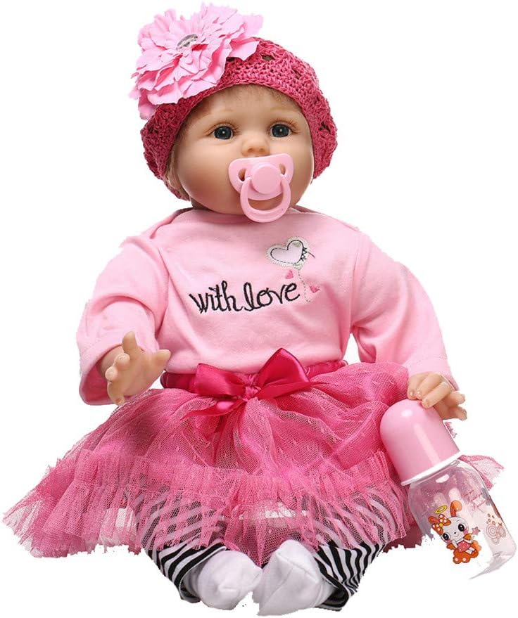 Mvpkk Poupee Nouveau Ne Poupon Realiste Bebe Poupee Renaitre 55cm Bebe Jouet Silicone Poupee Enfant Fille Playmate Cadeau Anniversaire Rose Poupees Poupons Et Accessoires Jeux Et Jouets Zwembaddebeemd Nl