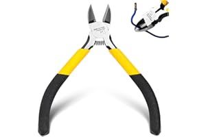 P.I.T. Wire Cutters, 4.5 Inch Ultra Sharp Flush Side Cutters Heavy Duty Flush Cut Pliers for Electronics, Jewelry Making, Crafting, Plastic Gunpla Model Building, Precision Cutting Needs