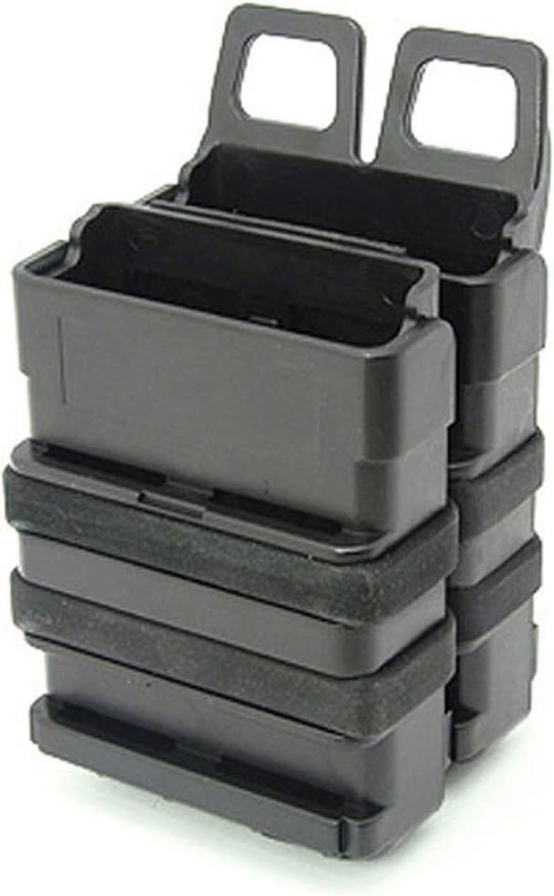 OuDos New FAST DOUBLE Magazine Holster Pouch Set MOLLE SYSTEM(BK),FMA Fastmag For M4 MAG Heavy, 5.56mm
