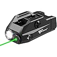 VOTATU G2L-G Pistol Light Laser Combo, 1000 Lumens Strobe Function Flashlihgt and Green Laser Sight, Adjustable Rail Keys Compatible with GL and Picatinny Rail, Low Profile Rechargeable Weapon Light