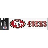 NFL San Francisco 49ers WCR49141014 Perfect Cut Decals, 3" x 10"