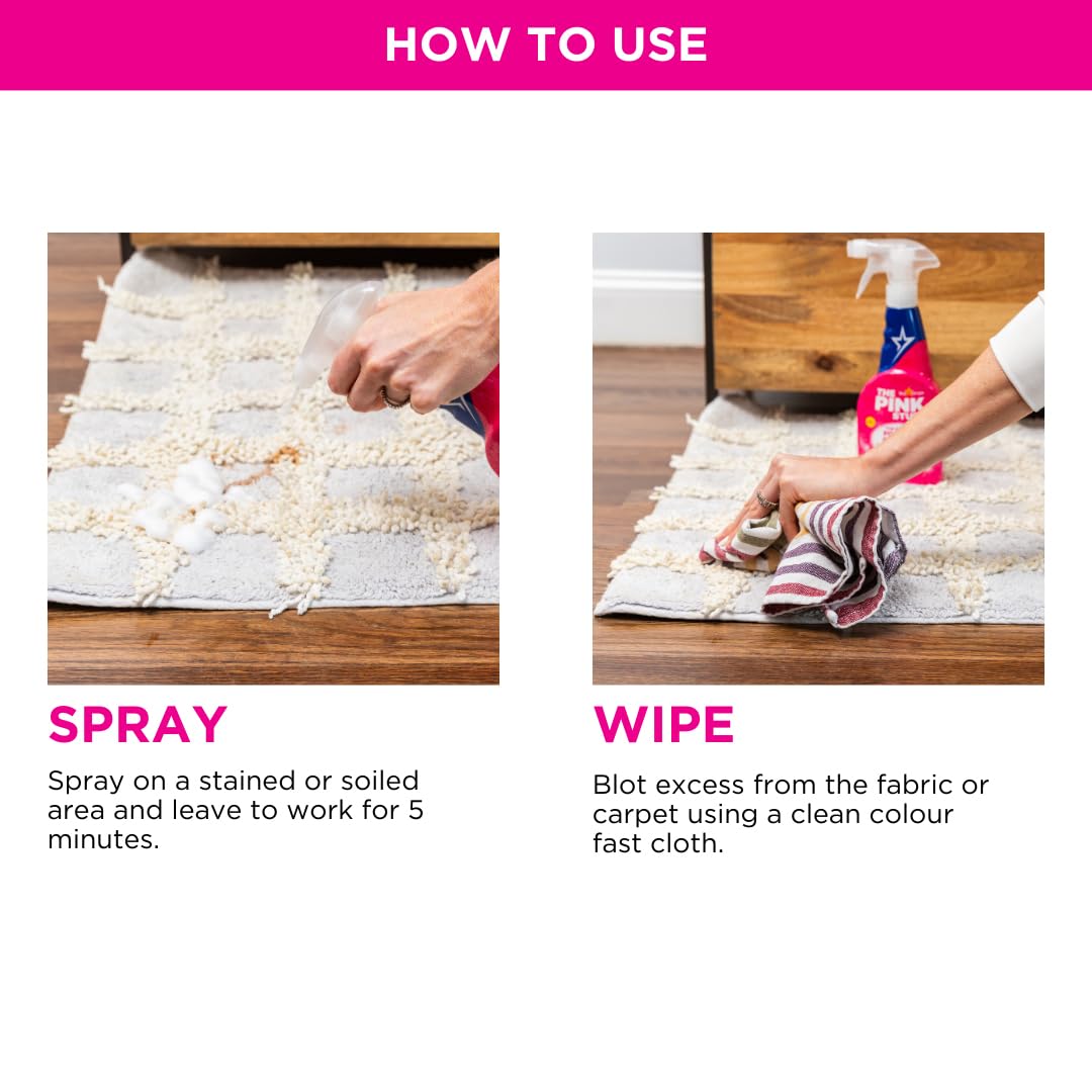 Stardrops - The Pink Stuff - The Miracle Foaming Carpet & Upholstery Stain Remover